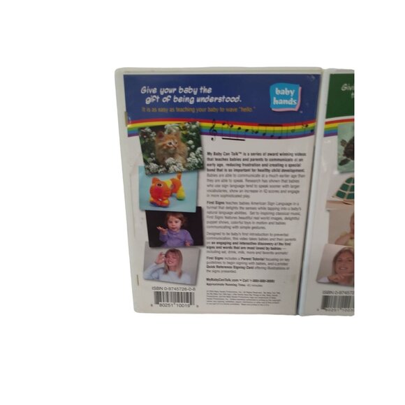 Vintage 2004-2005 My Baby Can Talk DVD Set First Signs & Exploring Signs Award - Picture 4 of 4